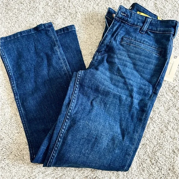 NWT Anthropologie Maeve straight leg cropped jeans - Picture 4 of 5